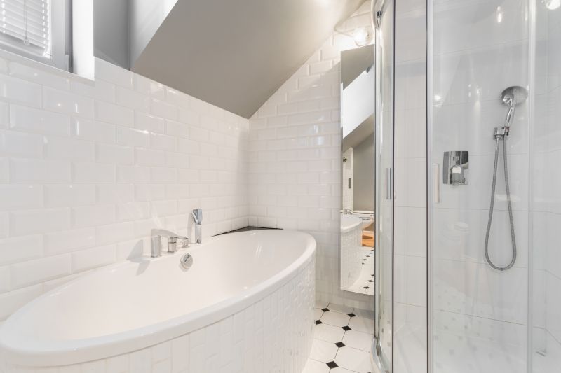 Contemporary Bathroom with New Tub